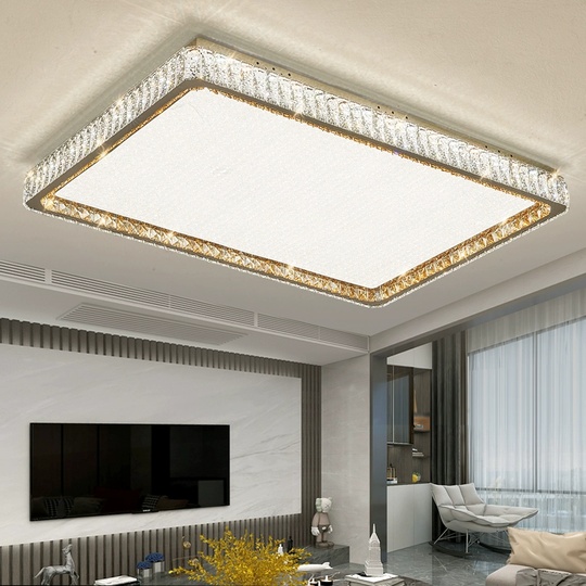 Потолочный светильник, хром, кристалл, IGGY 110*70 металл, LED.