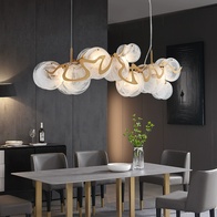 Люстра подвесная, медный, стекло, CORDIALITY 105*40, металл, E14.