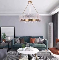 Люстра подвесная, бронза, стекло, CHANTI 100*95, металл, LED