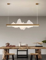 Люстра золотая Virella, металл, 100*38 см, светодиодная, LED