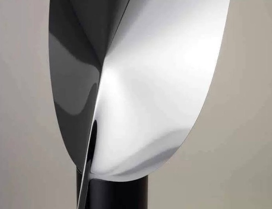 Настольная лампа SHEET 61*27, титан, нержавеющая сталь