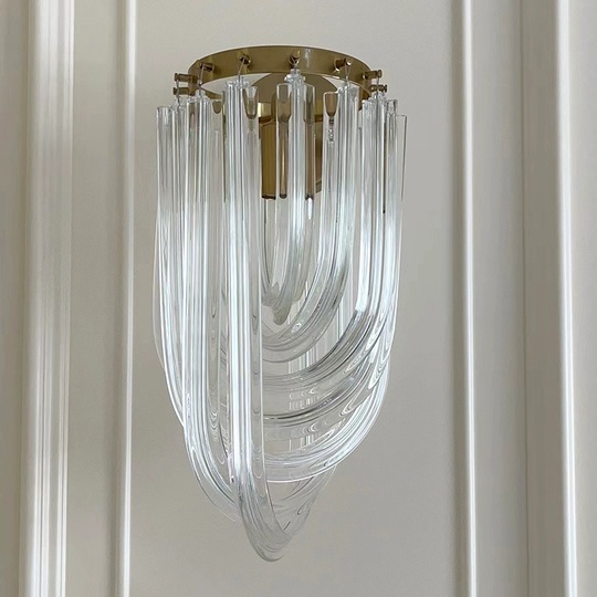 Настенный светильник NAT, Бра, 18*50, золото, металл, Е14.