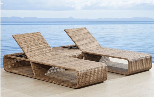 Шезлонг из ротанга Anash