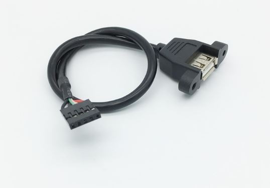 Кабель USB A - USB 2.0 10-pin M (0.3 м)