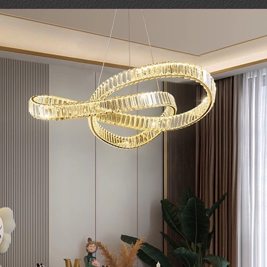 Люстра подвесная, бронза, кристалл, JACOB 100*32 металл, LED