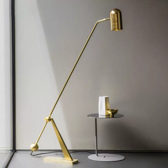 Торшер бронза Elmira, 120*150 см, LED, Е27, металл, 14 Вт