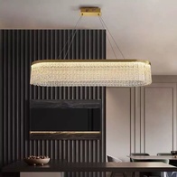 Люстра подвесная BURCAK 120*24 бронза, стекло, металл, LED.