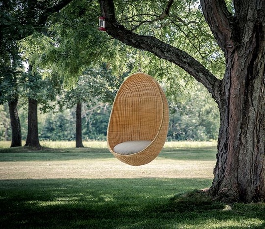 Подвесное кресло из ротанга FSBAINAER