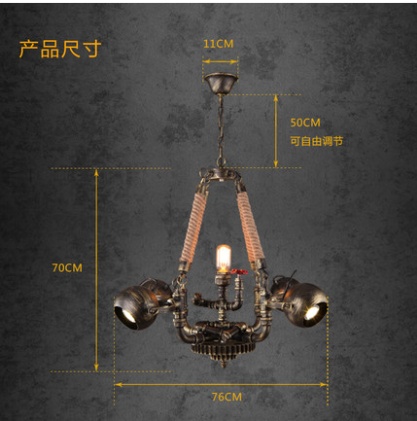 Дизайнерский светильник 76*70 см led, e14, железо, стекло, китай