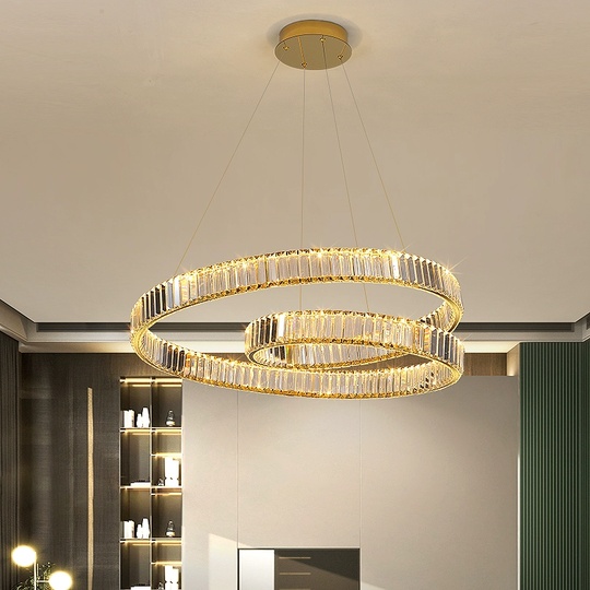 Люстра подвесная, медный, кристалл, AYSEL 60*20, металл, LED.