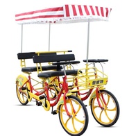 Велорикша Rickshaw 230*110*180 см, из китай, максимальная нагрузка 200 кг, 4 места, вес 100 кг