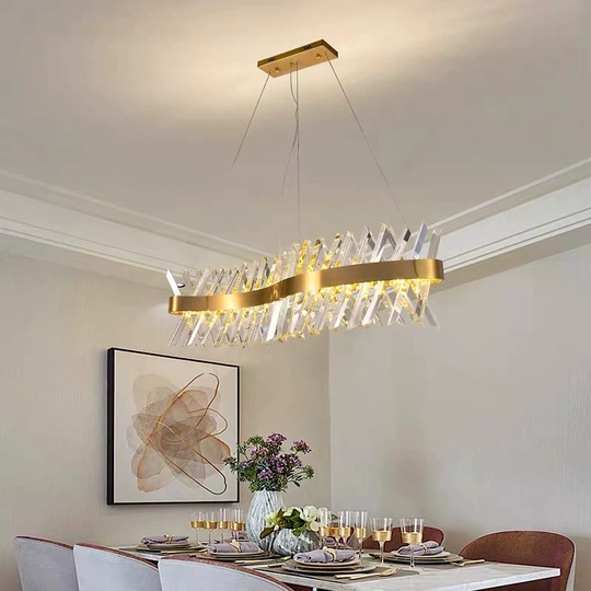 Люстра подвесная, медный, стекло, STYLISH 100*35, металл, LED.