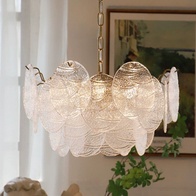 Люстра подвесная, медный, стекло, PERSPICACIOUS 50*26, металл, E14.