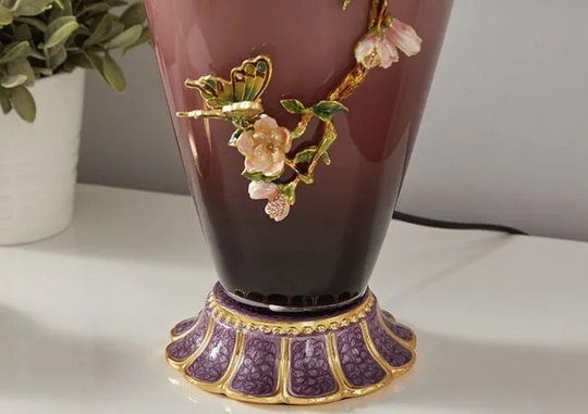 Настольная лампа Chet белый плафон, 64*36 см, E27