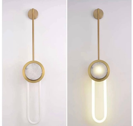 Настенный светильник, Бра, HUBERT 20*150, бронза, металл, LED.