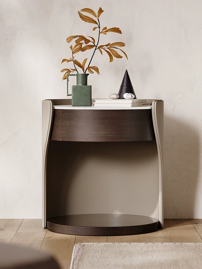 Прикроватная тумбочка, итальянский стиль, 1 ящ., 45х45х52 см.