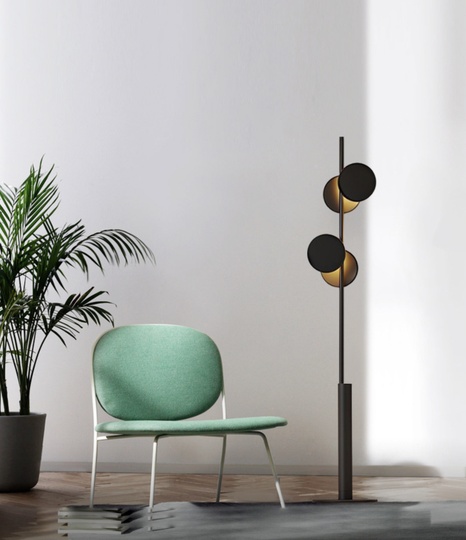 Напольный торшер, черный, Studio Truly, LED, 24 Вт