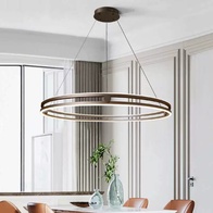 Светильник подвесной бронзовый Elythrix, металл, трос 120 см, 80*7.5 см, LED