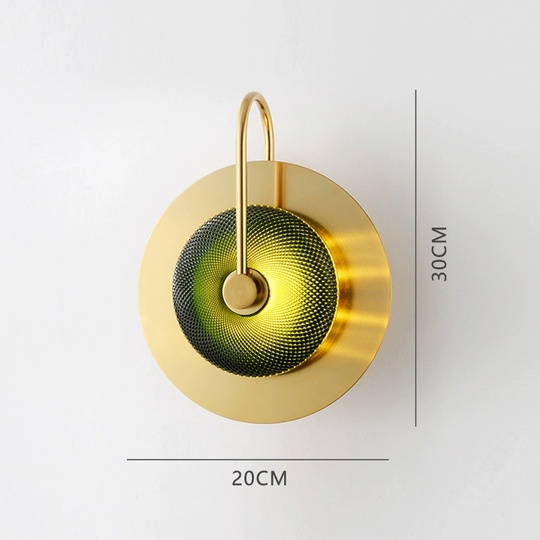 Настенный светильник бронза EVA, Бра, 23*30, металл, LED.