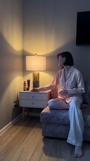 Настольная лампа серая IMPERIUM Marble, 1,5 м, 38*65 см, светодиодная, E27, металл, ткань, современный