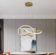 Люстра подвесная, золото, ПММА, JOSEPH GOLD 60*120, металл, LED