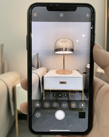 Розовая настольная лампа Equatore, 60*36 см