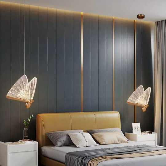 Подвесной светильник золотой Entrosic, металл, 23*18 см, LED