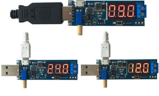 Преобразователь DC-DC USB с индикацией