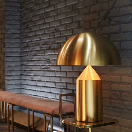 Настольная лампа ROBIN 52*35, золотой, металл.