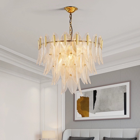 Люстра подвесная, медный, кристалл, BELLE 48*45, металл, E14.