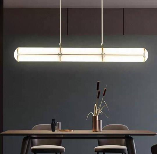 Светильник подвесной, медный, Elvorex, металл, 210*10 см, светодиодная, LED