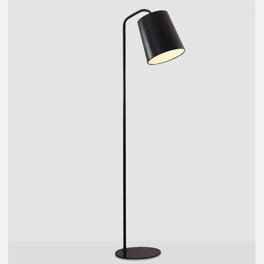 Торшер черный Alephor, 26*26*162 см, LED, Е27, металл, 10 Вт
