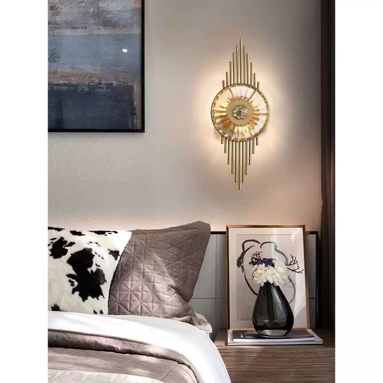 Настенный светильник, Бра, GRAHAM 25*65, медный, металл, Е14.