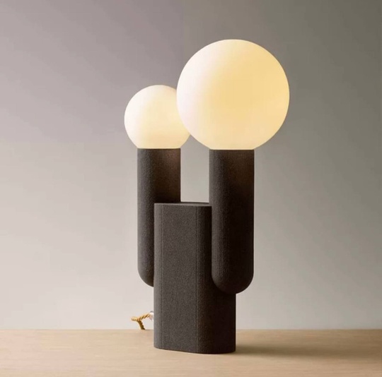 Настольная лампа DERRA 18*53, черный, смола