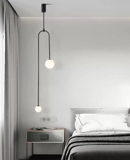 Светильник потолочный, черный, Elirvo, металл, 23*120 см, G9