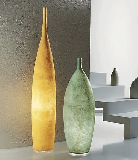 Торшер зеленый в виде сосуда Artdesign, LED, 32*92 см, светодиодный - торшеры зеленые напольные