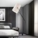 Торшер черно-белый Avelure, 40*40*185 см, LED, Е27, металл, 30 Вт