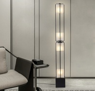 Напольный светильник черный PILASTRO, E14, 5 Вт