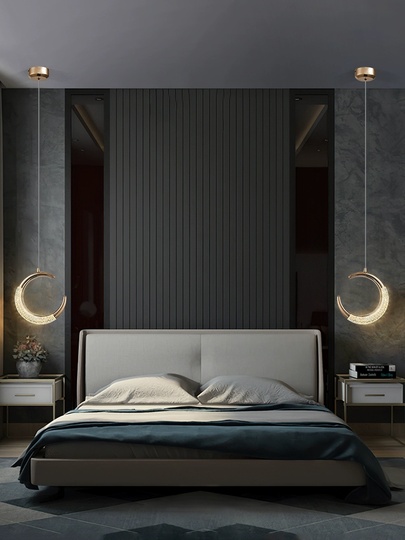 Светильник подвесной, золотой Elimora, металл, 20*18 см, LED