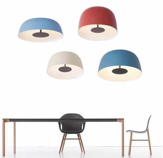 Потолочный светильник красный Avalore, металл, 41.2*19.5 см, светодиодная, LED