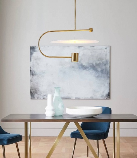 Светильник подвесной, бронза, Ellevap, металл, 45*38 см, LED