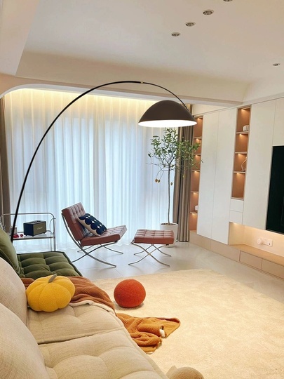 Торшер, черный, Palonna 190*160, светодиодный, E27, металл