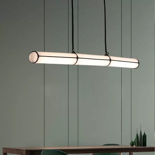 Светильник подвесной, черный, Elurix, металл, 120*10 см, светодиодная, LED