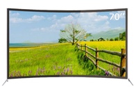 Телевизор изогнутый 4K Curved Ace 70"  Black