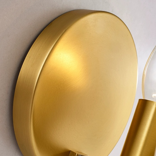 Настенный светильник медный ALABASTER, Бра, 20*20, медь, мрамор, LED.