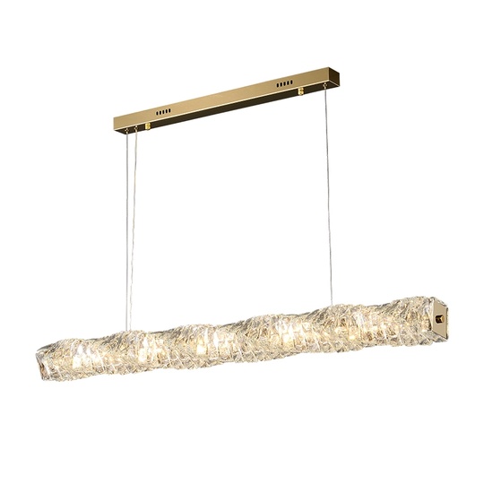 Люстра подвесная, хром, кристалл, ALVIN 80*12, металл, LED.