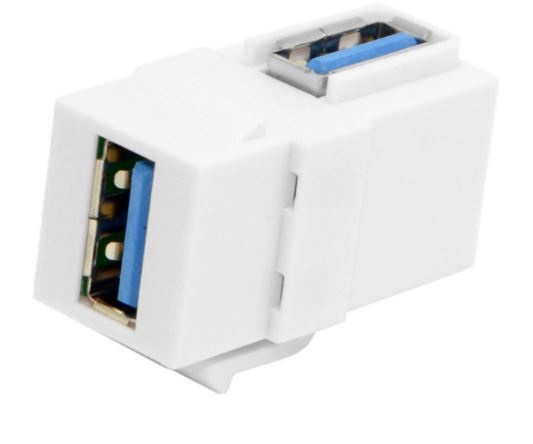 Переходник Keystone USB A 3.0 90°