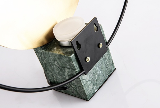 Лампа настольная золото Nordic Mangle, 41*47 см, LED, металл