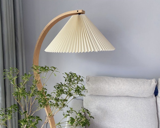 Напольный светильник бежевый LANCOU, E27, 5 Вт