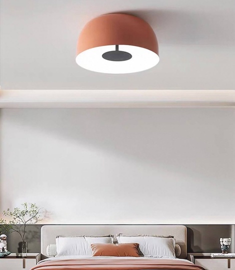 Потолочный светильник красный Avalore, металл, 41.2*19.5 см, светодиодная, LED